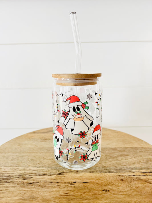 Merry Christmas Ghost cup