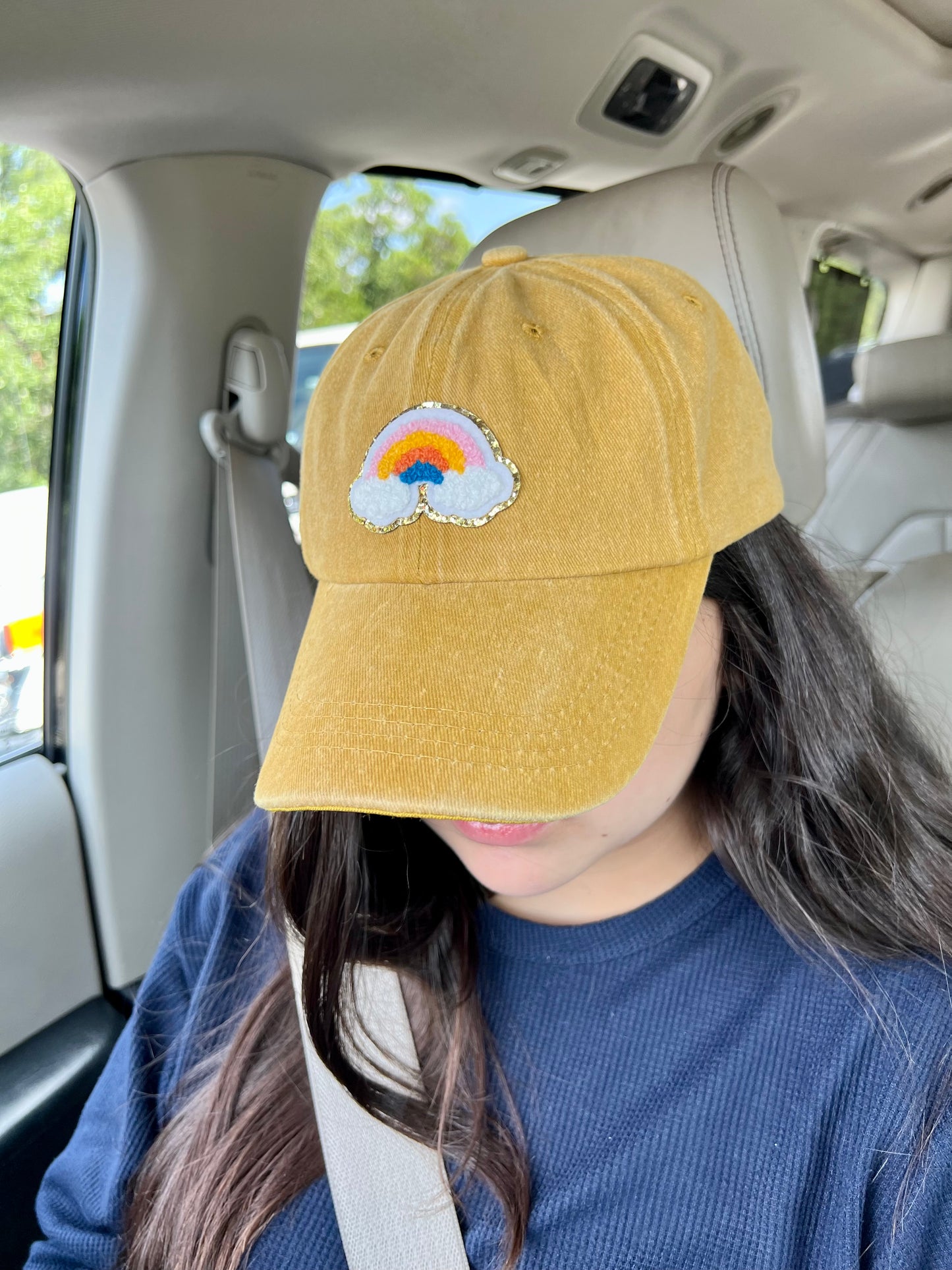 Rainbow baseball hat