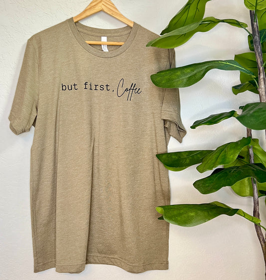 but first, COFFEE tshirt